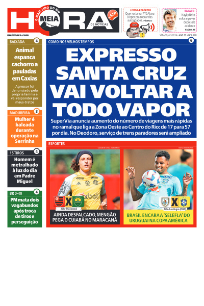 MEIA HORA - Edição de 06 de Julho de 2024