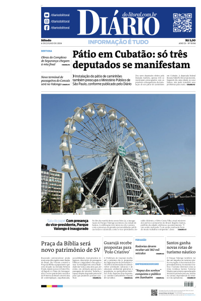 Diário do Litoral - Edição de 06 de Julho de 2024