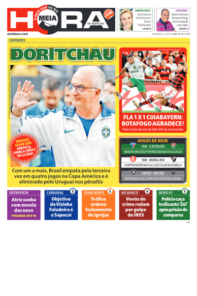 MEIA HORA - Edição de 07 de Julho de 2024