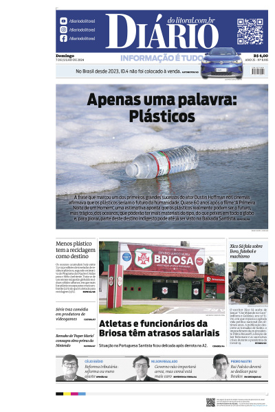 Diário do Litoral – Edição de 07 de Julho de 2024