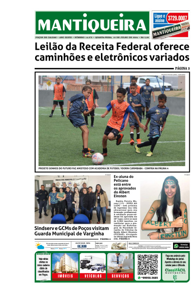 Mantiqueira - Edição de 10 de Julho de 2024