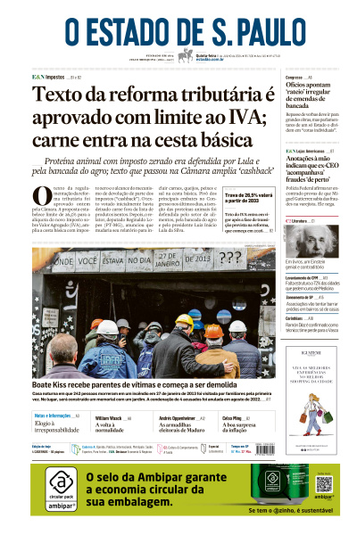 Estadão - Edição de 11 de Julho de 2024