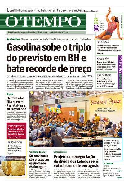 O TEMPO - Edição de 12 de Julho de 2024