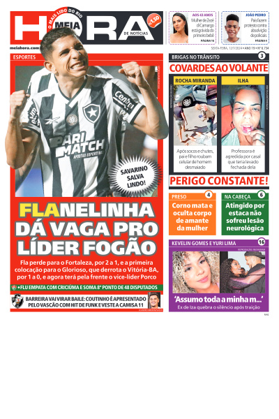 MEIA HORA - Edição de 12 de Julho de 2024