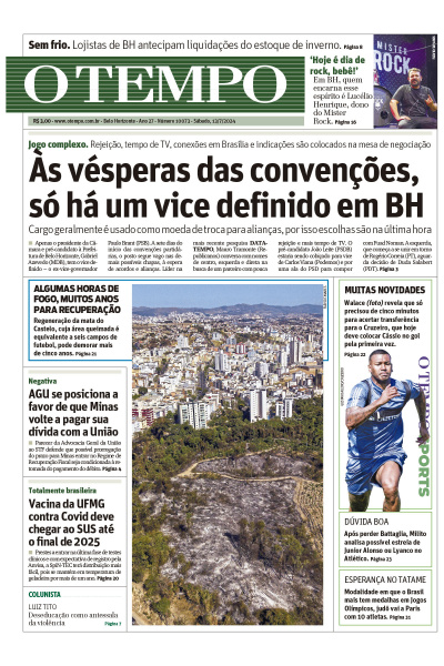 O TEMPO - Edição de 13 de Julho de 2024