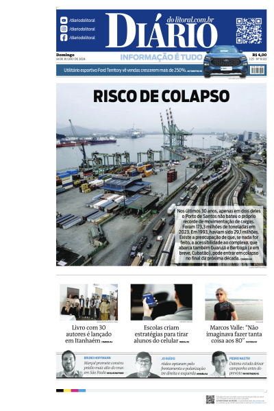 Diário do Litoral - Edição de 14 de Julho de 2024
