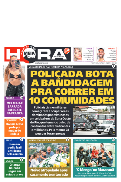 MEIA HORA - Edição de 16 de Julho de 2024