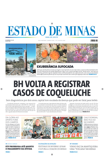 Estado de Minas - Edição de 17 de Julho de 2024