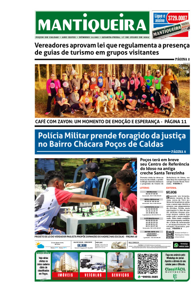 Mantiqueira - Edição de 17 de Julho de 2024