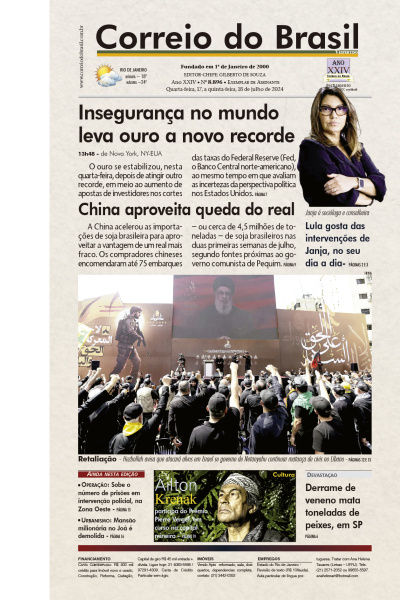 Correio do Brasil - Edição de 18 de Julho de 2024