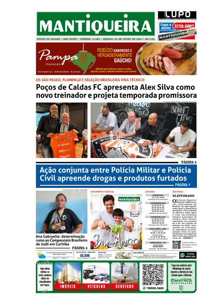 Mantiqueira - Edição de 20 de Julho de 2024