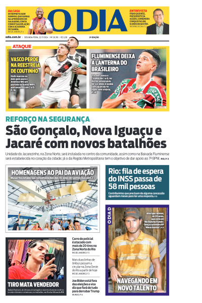 O DIA - Edição de 22 de Julho de 2024