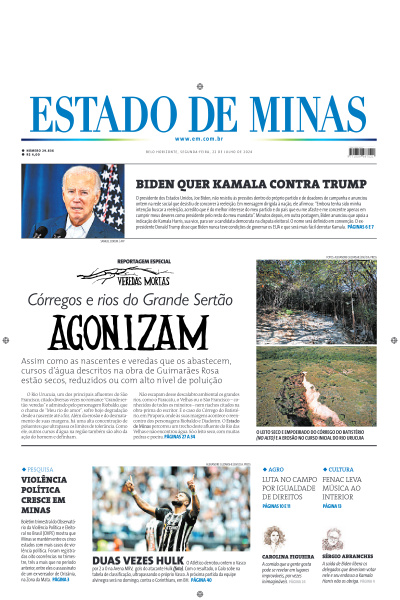 Estado de Minas - Edição de 22 de Julho de 2024