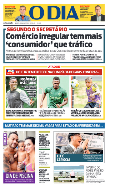 O DIA - Edição de 24 de Julho de 2024