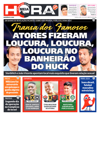 MEIA HORA - Edição de 24 de Julho de 2024