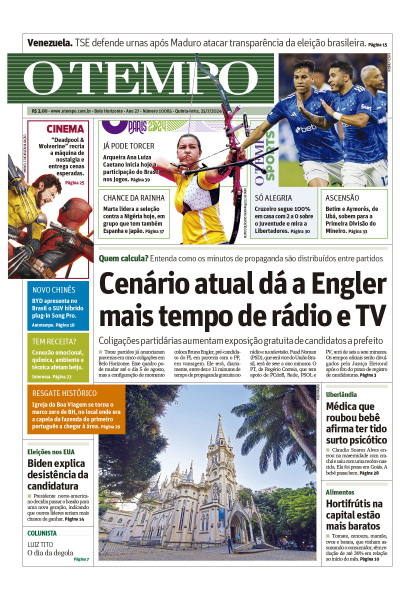 O TEMPO - Edição de 25 de Julho de 2024