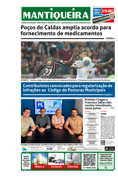 Mantiqueira - Edição de 25 de Julho de 2024