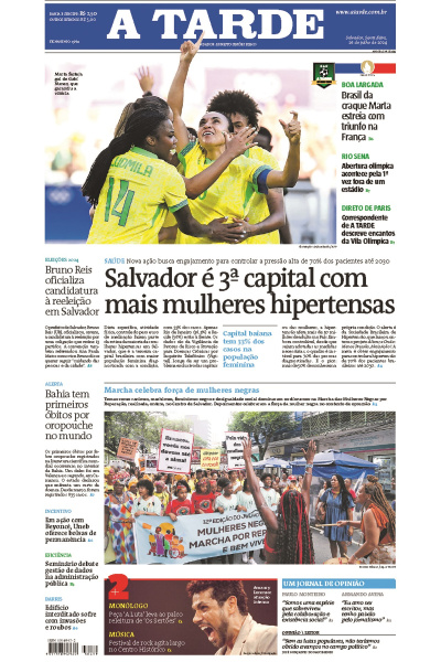 A TARDE - Edição de 26 de Julho de 2024