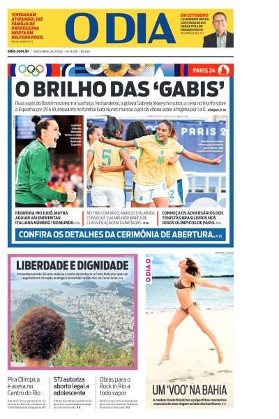 O DIA - Edição de 26 de Julho de 2024