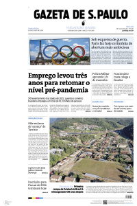 Gazeta de S. Paulo - Edição de 26 de Julho de 2024