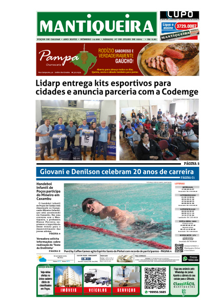 Mantiqueira - Edição de 27 de Julho de 2024