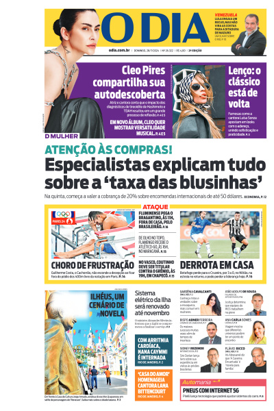 O DIA - Edição de 28 de Julho de 2024