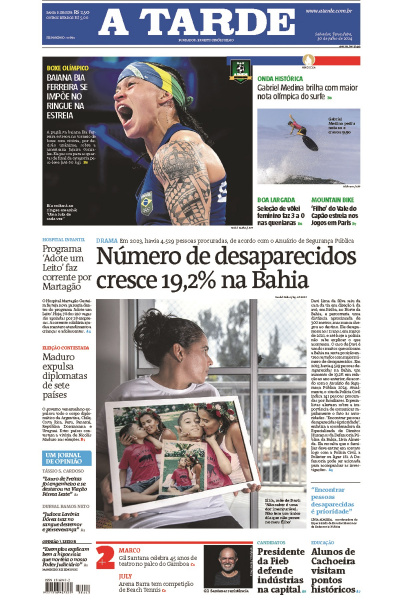 A TARDE - Edição de 30 de Julho de 2024