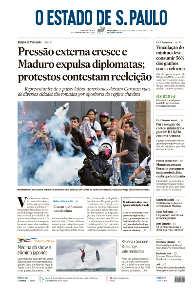 Estadão - Edição de 30 de Julho de 2024