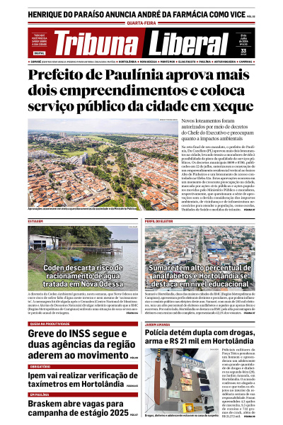 Tribuna Liberal - Edição de 31 de Julho de 2024