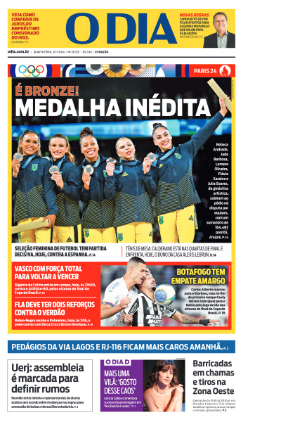 O DIA - Edição de 31 de Julho de 2024