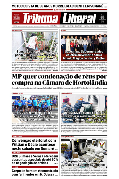 Tribuna Liberal - Edição de 01 de Agosto de 2024