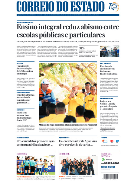 Correio do Estado - Edição de 01 de Agosto de 2024
