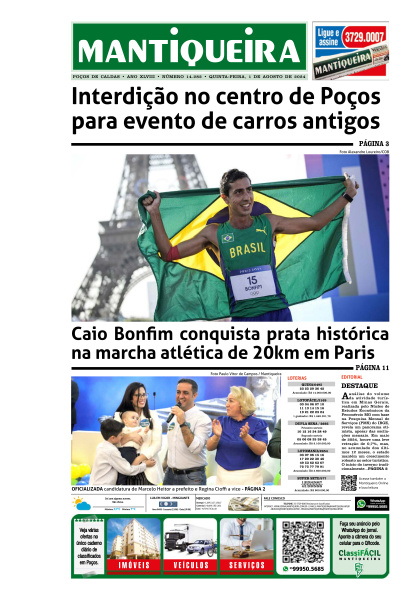 Mantiqueira - Edição de 01 de Agosto de 2024