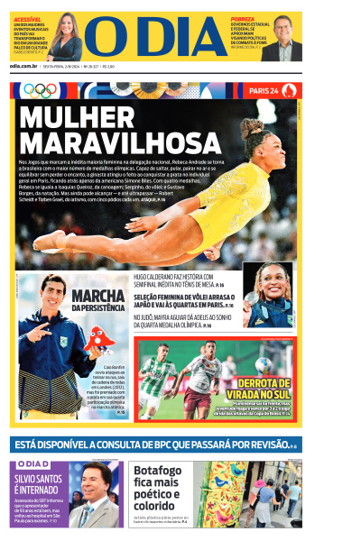 O DIA - Edição de 02 de Agosto de 2024