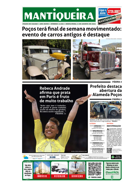 Mantiqueira - Edição de 02 de Agosto de 2024