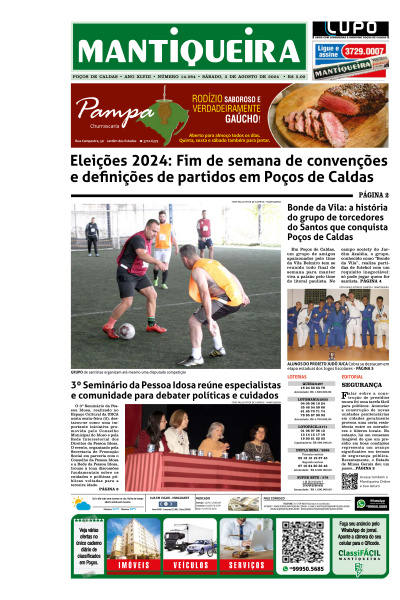 Mantiqueira - Edição de 03 de Agosto de 2024