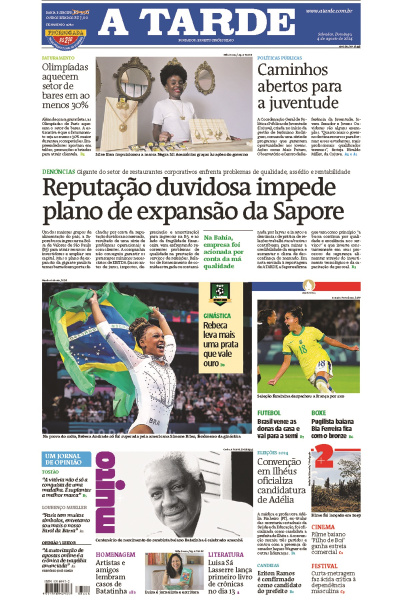 A TARDE - Edição de 04 de Agosto de 2024