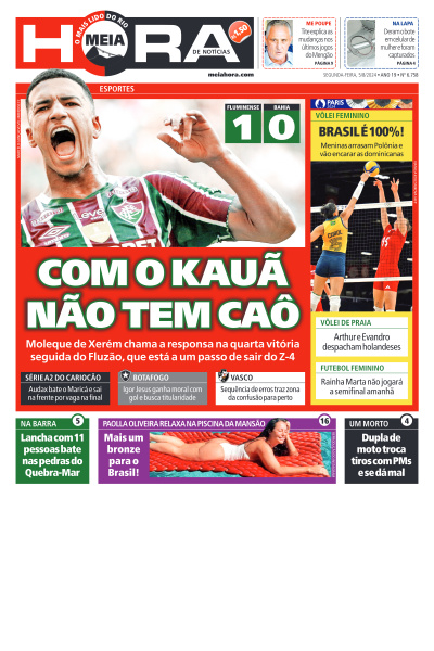 MEIA HORA - Edição de 05 de Agosto de 2024