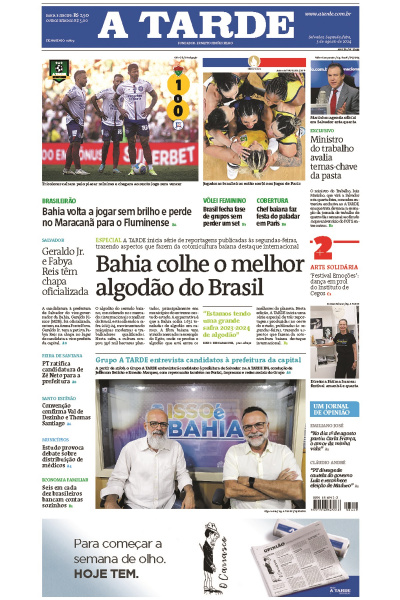 A TARDE - Edição de 05 de Agosto de 2024