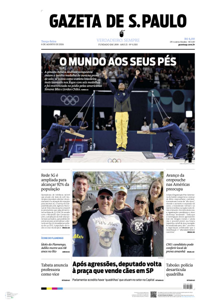 Gazeta de S. Paulo - Edição de 06 de Agosto de 2024