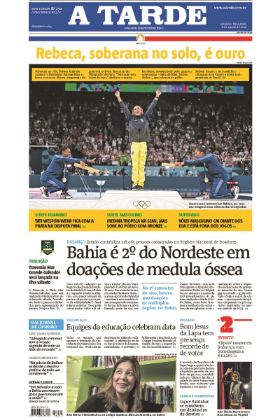 A TARDE - Edição de 06 de Agosto de 2024