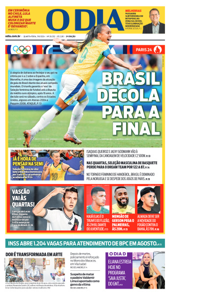 O DIA - Edição de 07 de Agosto de 2024