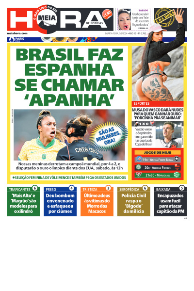 MEIA HORA - Edição de 07 de Agosto de 2024