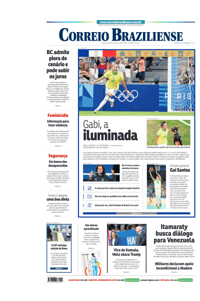 Correio Braziliense - Edição de 07 de Agosto de 2024