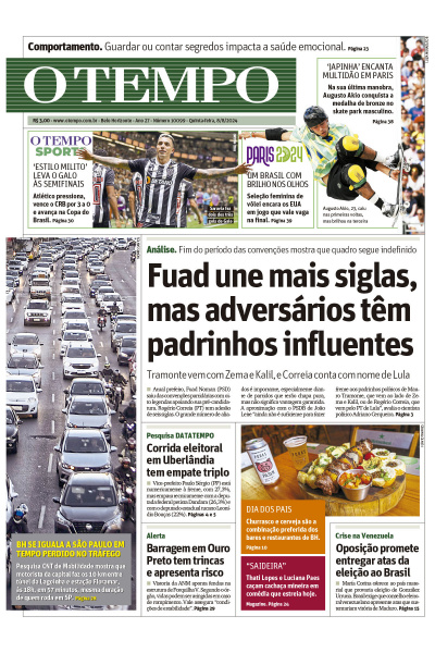 O TEMPO - Edição de 08 de Agosto de 2024