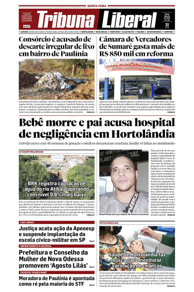 Tribuna Liberal - Edição de 08 de Agosto de 2024