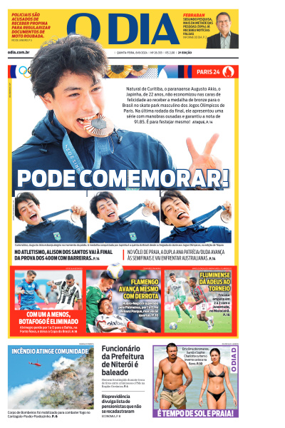 O DIA - Edição de 08 de Agosto de 2024