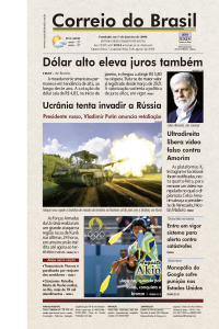 Correio do Brasil - Edição de 08 de Agosto de 2024
