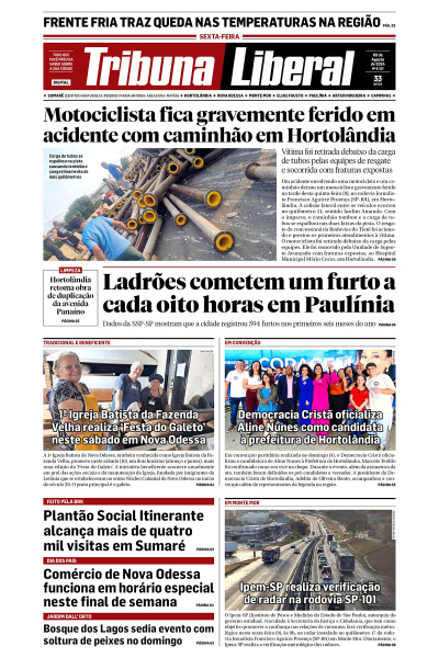 Tribuna Liberal - Edição de 09 de Agosto de 2024