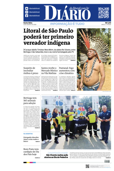 Diário do Litoral - Edição de 09 de Agosto de 2024